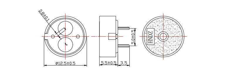 HNR-1255 PA5.0 dimensions